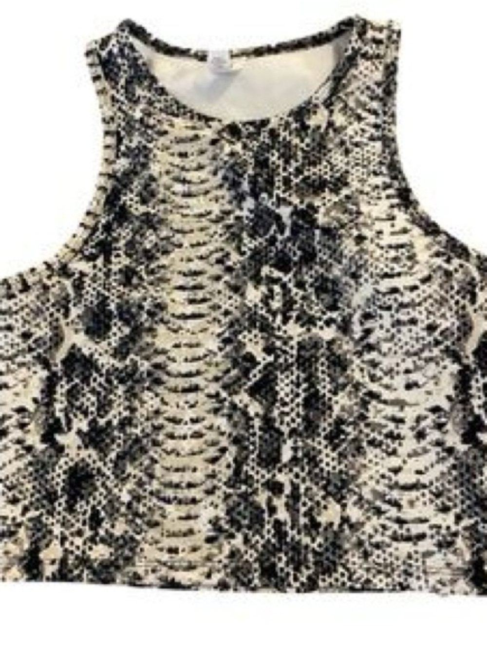 Balance Collection Women’s Snakeskin Print Sports Bra Top Size Small 🐍🐆✨